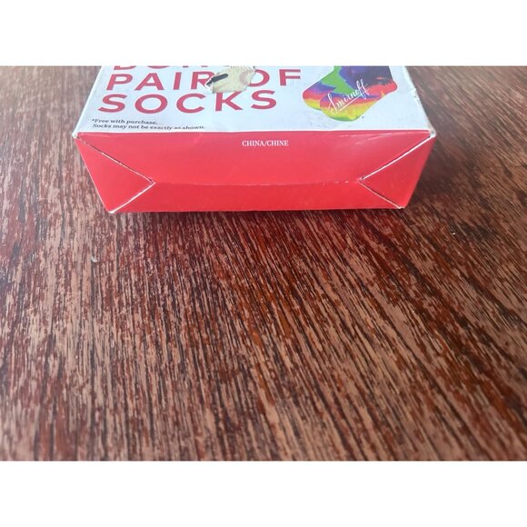 Smirnoff Bonus Pair Of Socks Rainbow Tie Dye Socks One Size Sportwear - Picture 2 of 5